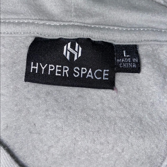 Hyper Space Cropped Hoodie, Tall Girl Friendly, One Size Fits All - Picture 3 of 3